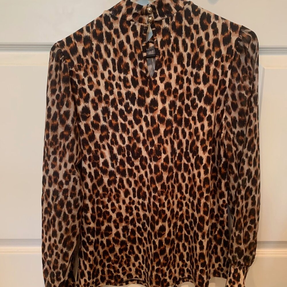 Perseption Concept Leopard Print Top - image 7